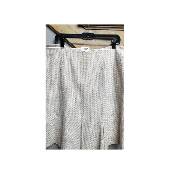 Kay Unger NY Women Tweed Skirt Suit Set 16 Church Wedding Old Money Quiet Luxury - Picture 14 of 16